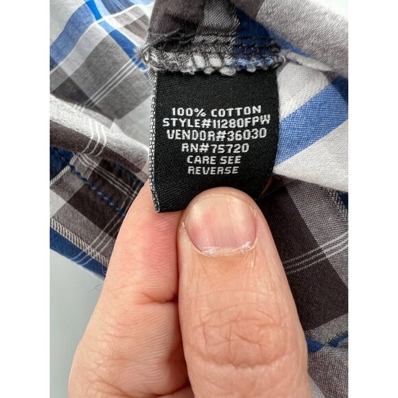 BKE Men's Plaid Button Up Shirt Standard Fit Long Sleeve Size XL - Picture 8 of 8